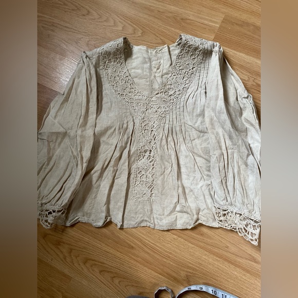 Vintage Cropped Crotchet Blouse - Picture 5 of 7